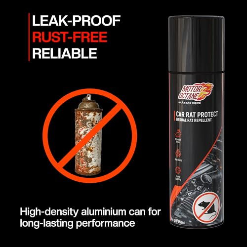 Image of Car Rat Protect Spray | Herbal Rat Repellent Spray for Car | 250ml | Non-Toxic, Cruelty-Free, Long-Lasting Protection for Engine Bay, Cables & Rubber Hoses, Electrical Wiring