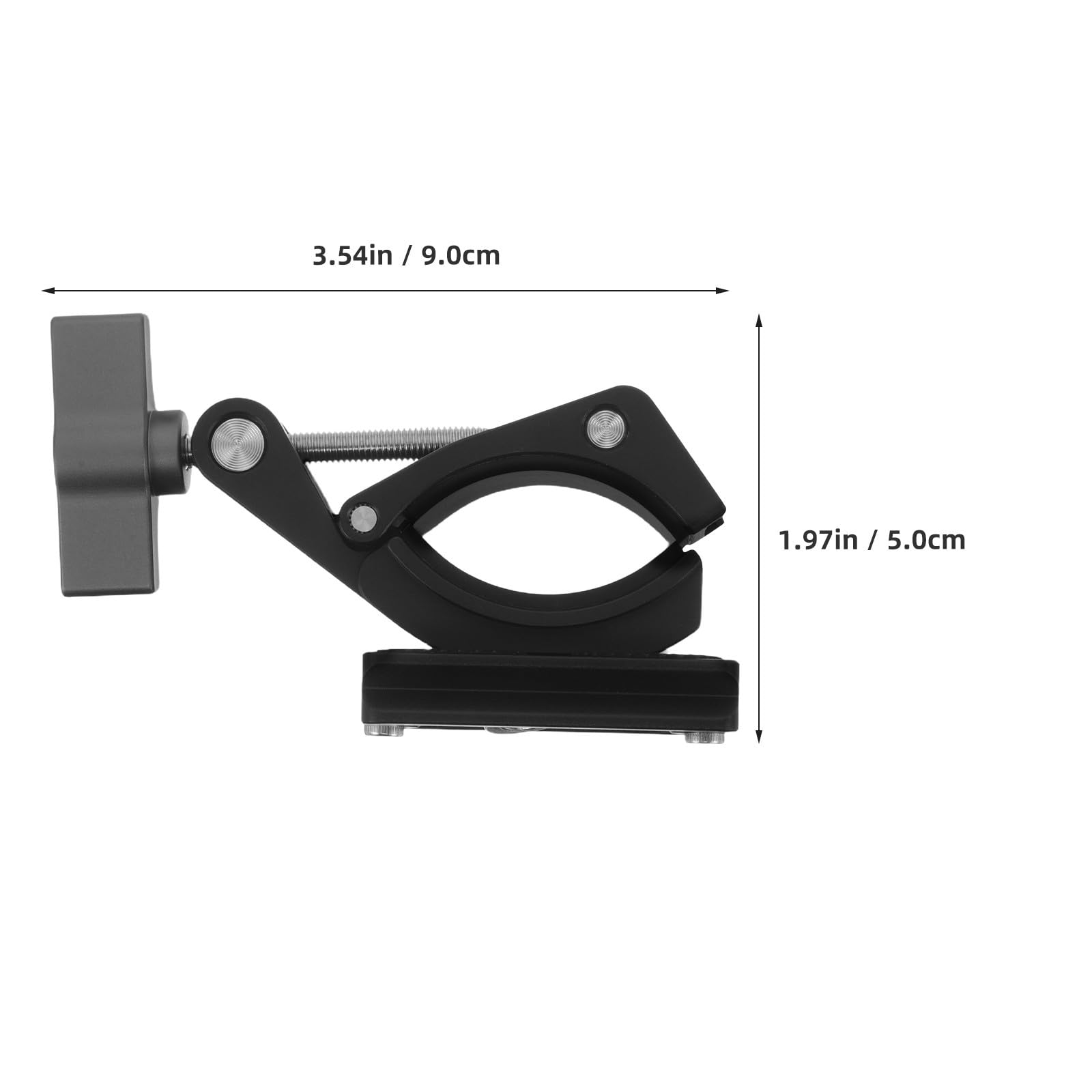 Gatuida Morsetto a C per fotografia - Supporto per morsetto per fotocamera per studio fotografico, videocamere, supporti per luci, aste da scrivania, ganci, ripiani, barre trasversali, nero