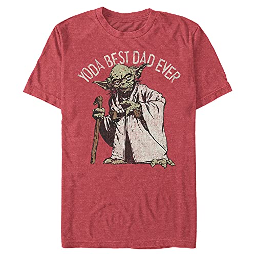 T-shirt Star Wars homme vert rouge chiné fini les vêtements trop serrés grâce à la taille XL