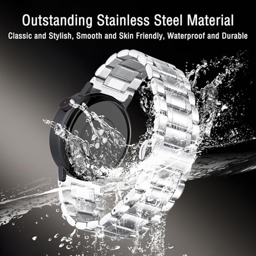 Correa metálica para Nothing Watch 3 Pro/Pro 2 - Plata miniatura 3