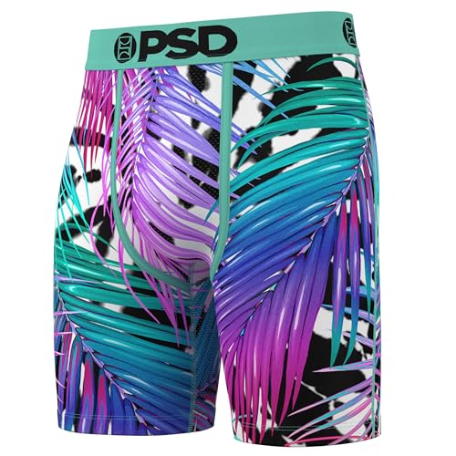 PSD Men's Boxer Briefs - Tropics 6 Pack, 7 Inch Inseam, Moisture-Wicking Boxer Briefs for Men Pack, Size Small4