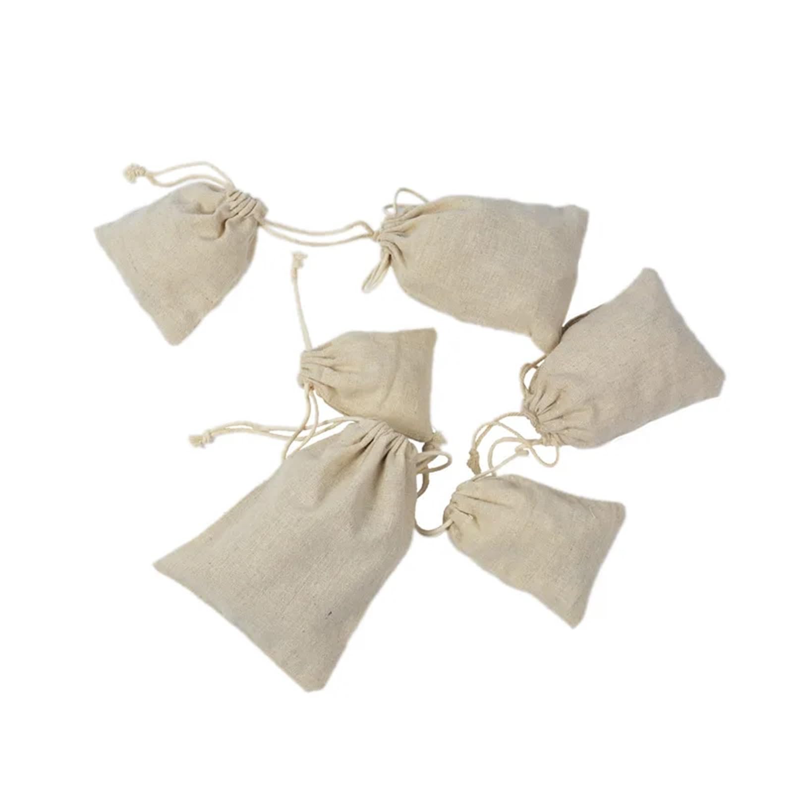 sac en coton à cordon Pot De Cordon Serrage Sacs Pochette En Tissu À Cadeaux Avec Sac Rangement(15x20cm)