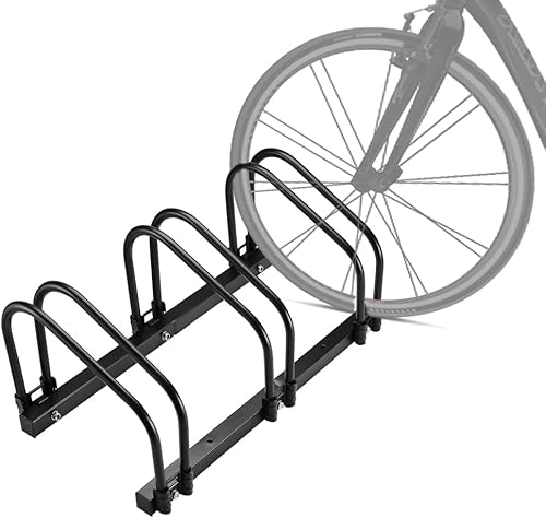 Trimate Bike Stand, 3 Bikes Rack Garage, 2.4" Width for Most of Bikes
