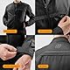 OZONE MOTO Neo Motorradjacke Herren | Textil | Ellbogen und Schulterprotektoren Stufe 1 | Rückenprotektortasche | Abnehmbar Thermofutter | 3 Belüftungskanäle