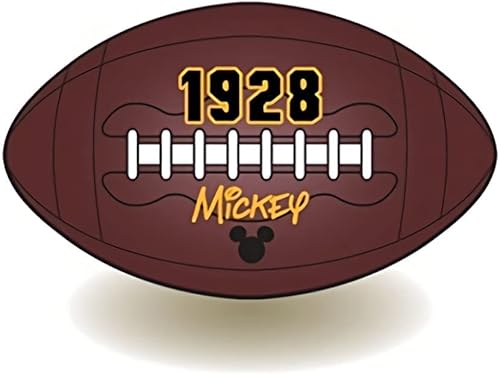 Disney Imán Mickey Mouse Rugby Ball Nuevos juguetes con licencia 85176, Multicolor -, Novedad