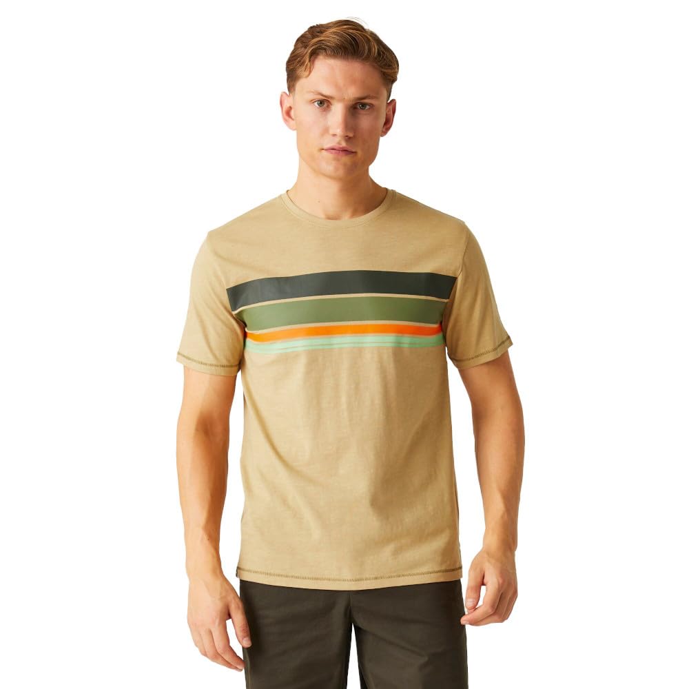 Regatta Mens Rayonner Short Sleeve Graphic T Shirt