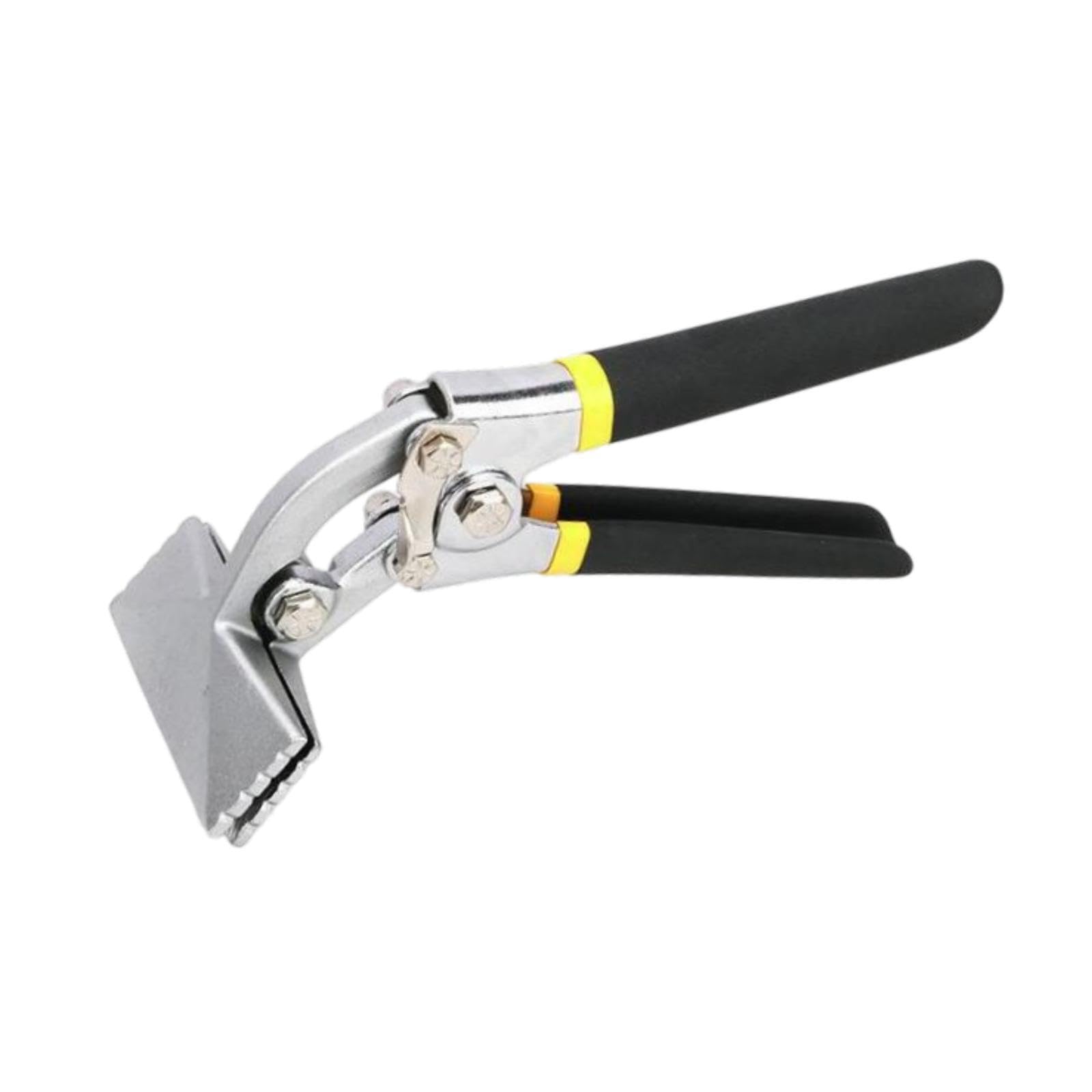 Twisaxc Black, Silver Metal Bender Tool Offers Comfort Grip Handle Ensuring Enhanced Precision For Long Duration Handling Tasks Hand Seamers Sheet Metal Tools Sheet Pliers, 80Mm Bending Head