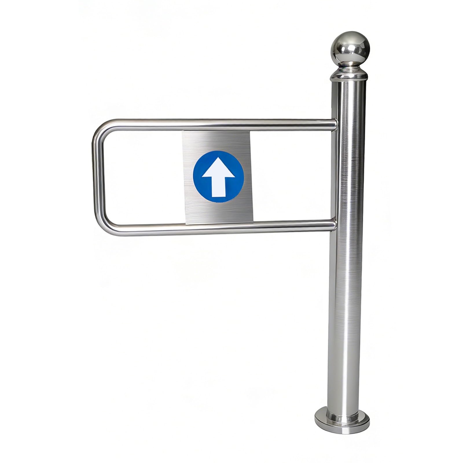 Aioneer Automatic Swing Gate For Supermarkets, Automatic Closing Entrance Door, One-Way Access Barrier-Right-50 * 100cm