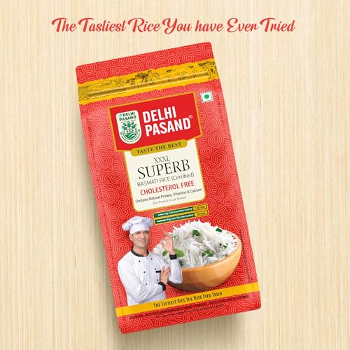 Image of Superb 1 Kg | India's First Cholesterol-Free Basmati Rice Brand | Redefining Healthy Eating | Rich in Aroma & Flavor