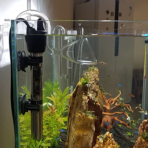 Image of Glass Lily Pipe Outflow Aquatic Lily Pipe Set for Aquarium Planted Tank Aquascaping Filter 13mm for 12 /16mm(1 /2 inch ID) Tubing Hose