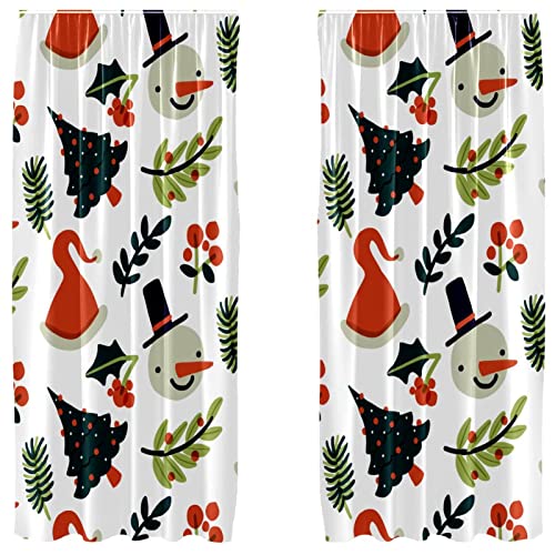 Paneles decorativos de muñeco de nieve de Navidad en 55 x 84 pulgadas 2