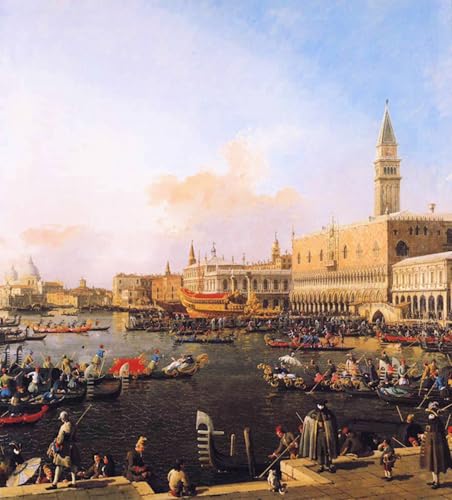 Tableaux posters impression toile Venise Bacino Di San Marco Canaletto