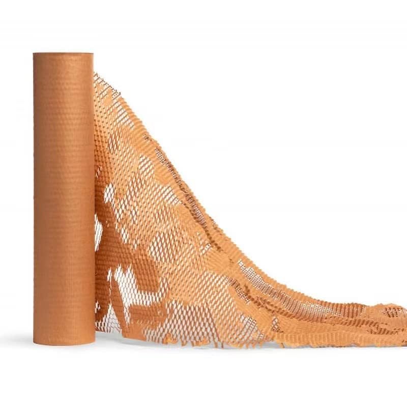 Suntallic Honeycomb Kraft Eco-Friendly Recycled Wrapping Paper,Bubble Wrap Packing Paper, Cushioning Wrapping Roll Alternative to Bubble Cushioning Wrap or Packing Peanuts (38cm x 10m)