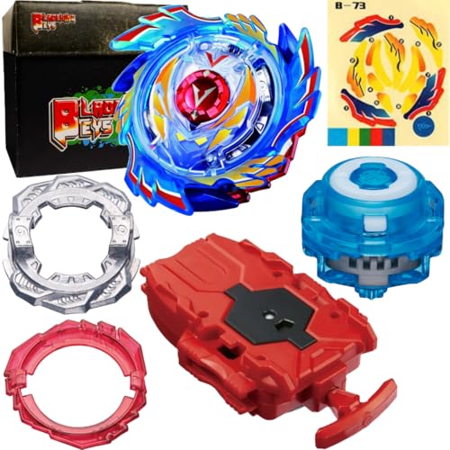 Image of String Launcher Set- B73 God Valkyrie 6Vort'x Reboot + 1 Way String Launcher + Toy Storage Box
