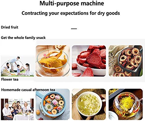 YFGQBCP Lebensmittel Dehydrator Elektrischer Dörrautomat - Professionelle Multi-Tier Lebensmittel Erhalter, Fleisch oder… – Bild 3