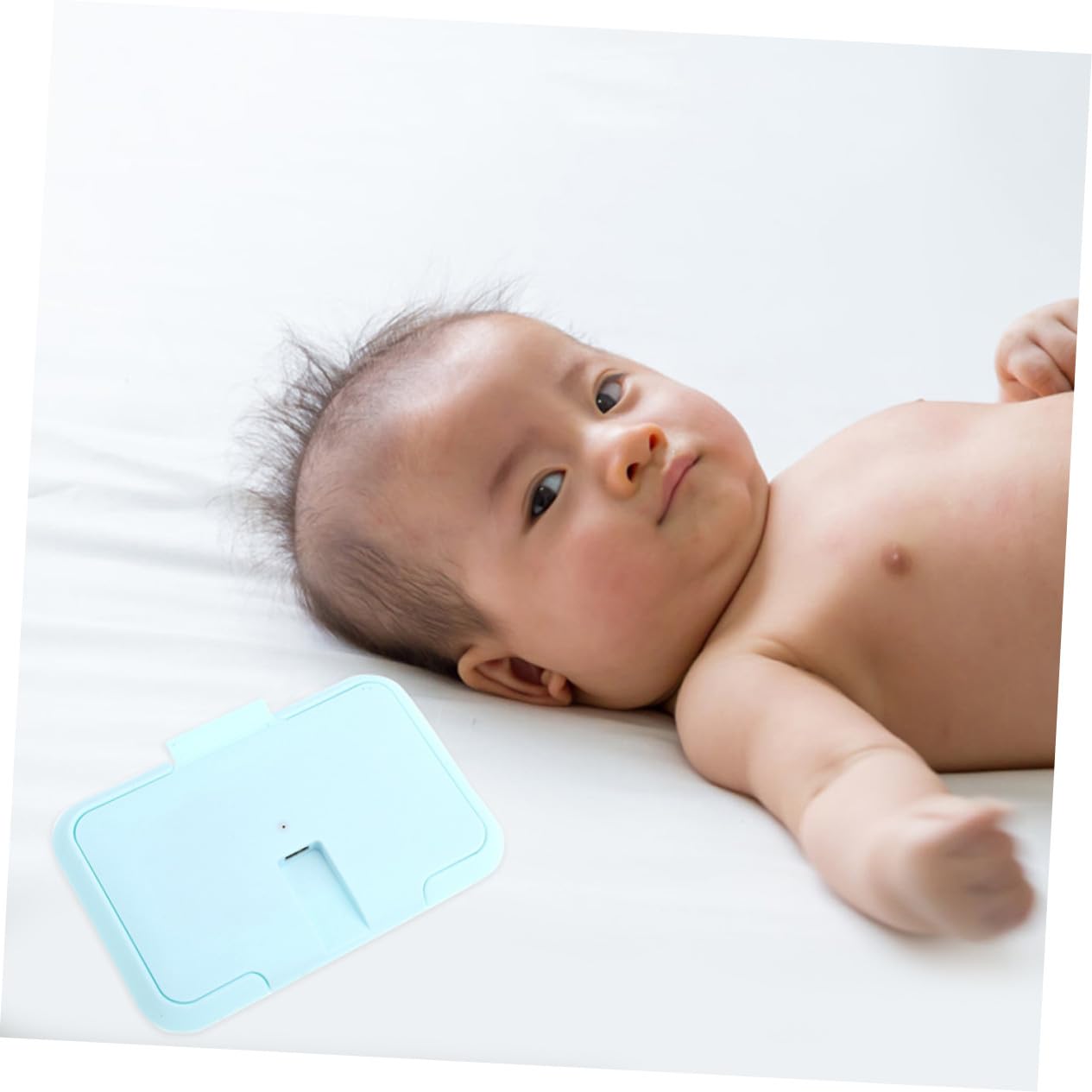 Scaldasalviette Umidificate Portatile, Termostato Costante | Uso Domestico e Cambio Pannolino, Abs Blu, Formato Compatto 2 Pezzi, Pratico da Viaggio