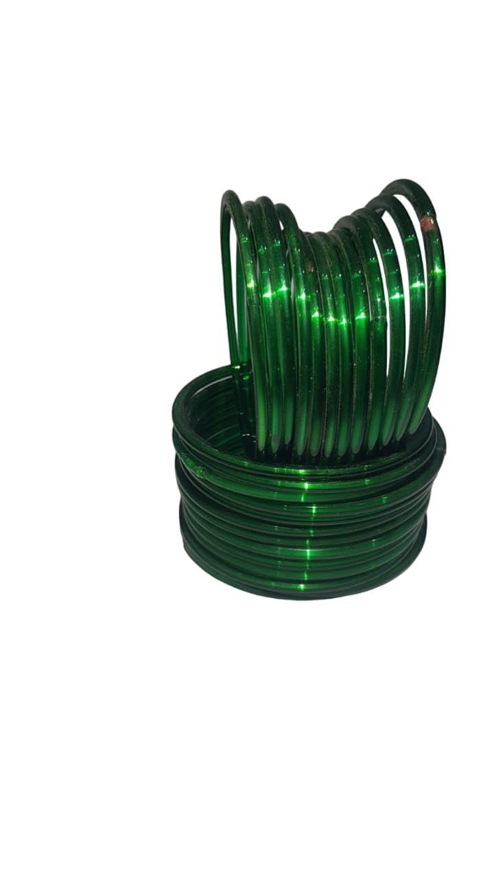 Shining Bangles Pack of 24 Plain Glossy Glass Bangles/Chudiyan for Women & Girls (2.8, Green) (B0D2QV6C39) Amazon Price History, Amazon Price Tracker