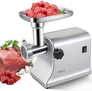 CAMOCA Meat Grinders for Home Use, Stainless Steel Meat Grinder Electric, Heavy Duty