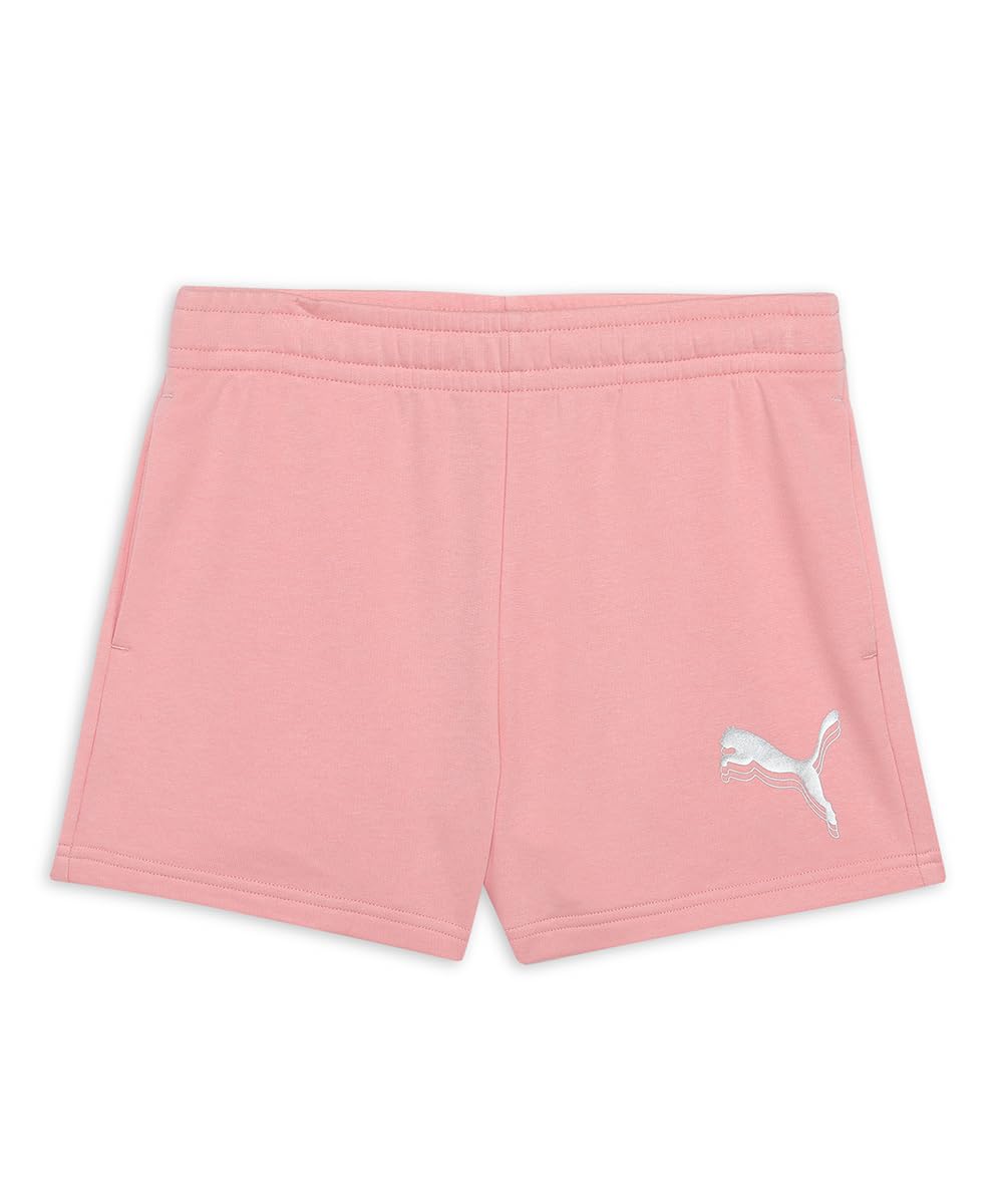Puma Mädchen Gestrickte Shorts ESS Metallic Shorts Tr G