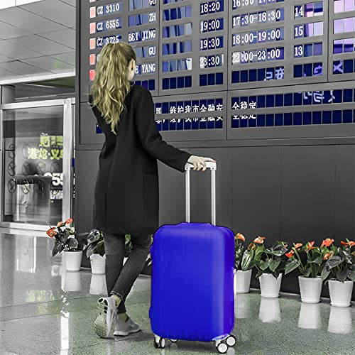 US Luggage Cover Elastic Suitcase Protector Dustproof Anti-Scratch Luggage Baggage Sleeve for Outdoor Traveling Camping Hiking(L-Blue)3