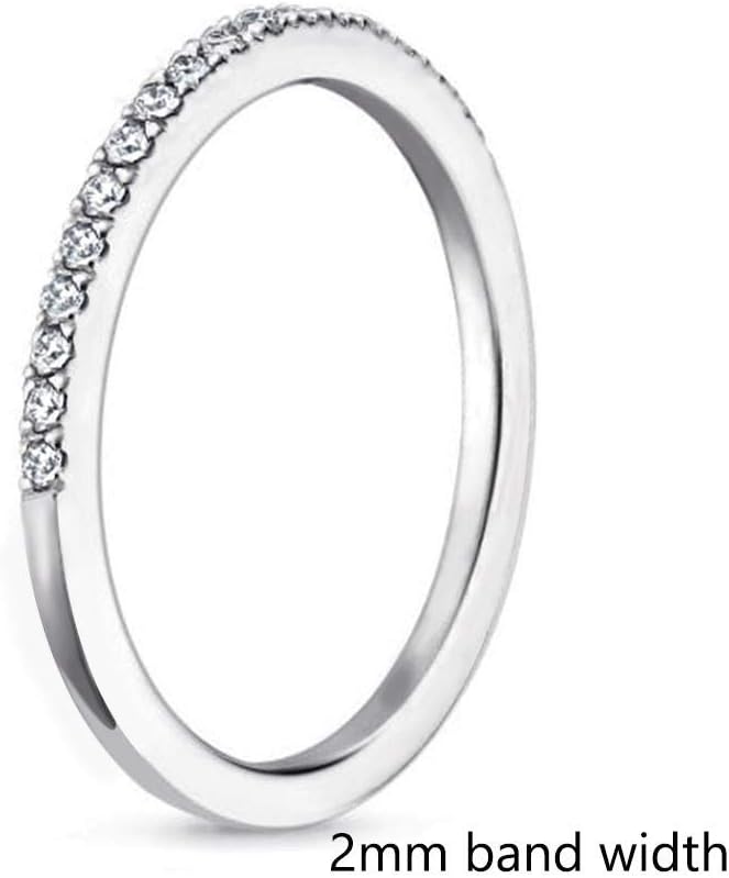 Samie Collection 3 Stone Engagement Ring for Women, Cushion Cut Cubic Zirconia, Wedding Ring Set with Matching Eternity Band, Yellow Gold/White Gold/Rose Gold Plated, Size 5-10