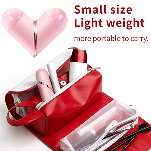 image for Portable Contact Lens Case, Oweilan Fashion Heart-Shape Contact Lens C
