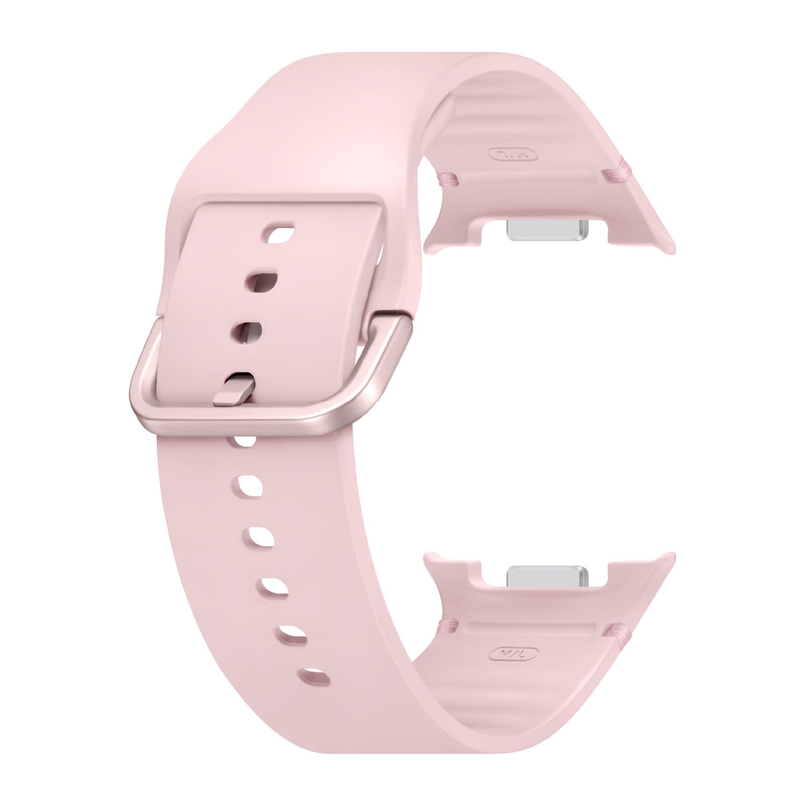 Samsung Galaxy Watch 8 Series Sport Band, Rubber, Dynamic Lug System, Flexible Fit, Breathable, Compatible with Galaxy Watch 8 and Watch 8 Classic, M/L Pink