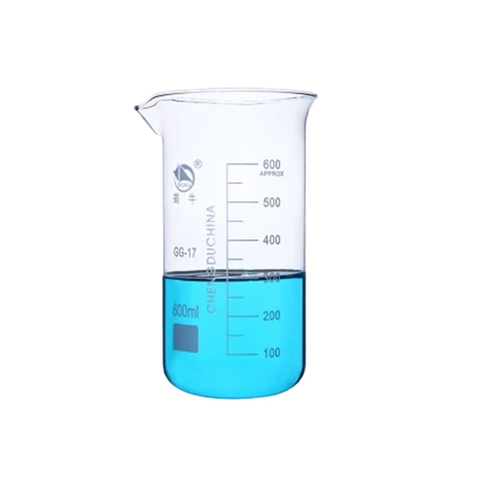[1 Set (150 ml, 400 ml, 600 ml, 800 ml) Messbecher aus Borosilikatglas in hoher Form, Messbecher aus Glass, Laborausrüstung]
