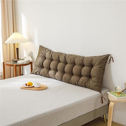 Morbuy Sunlounger Cushions Replacement with Top Cover Thick, Garden Bench Cushion Sunbed Rocking Chair Cushion for Indoor Outdoor Garden Patio (120 * 50 * 10cm,Coffee)