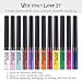 Matte Liquid Eyeliner Colorful eyeliner Set 12 Colors Waterproof Eyeliner High Pigmented Smudgeproof Long Lasting Colorful Eyeliner Pen for women girl