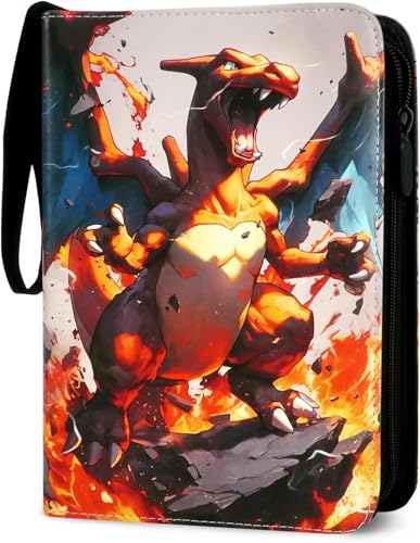 Álbum de recortes para cartas Pokemon, 50 páginas, 900 bolsillos, álbum de tarjetas coleccionables, PU portátil, resistente al agua, colección de tarjetas