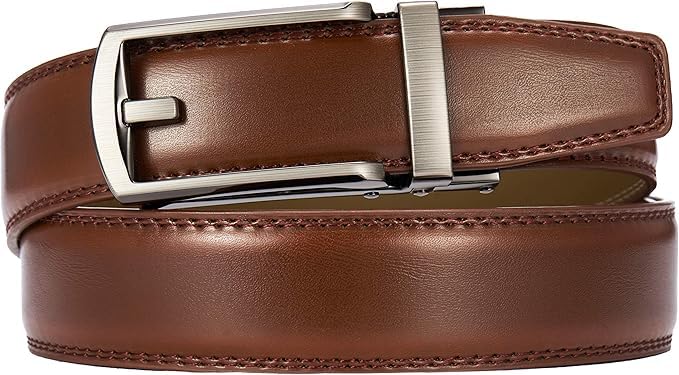 Image of CHAOREN 40mm Ratchet Belt Buckle Only for 1 3 /8 Slide Belt Strap, Automatic Click Buckle Adjustable