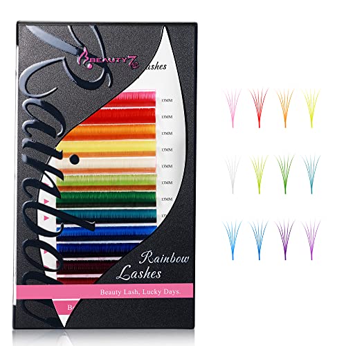 DIY Colored Lash Extensions 12 Colors - Image 2