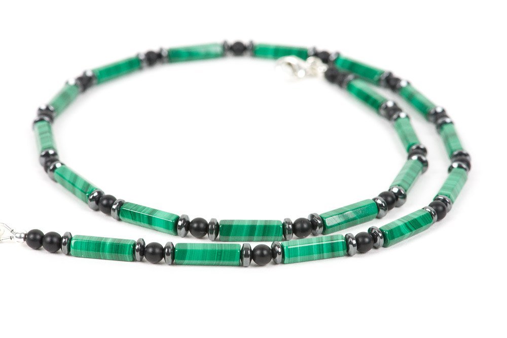 Amazon.com: Malachite Necklace for Men 
