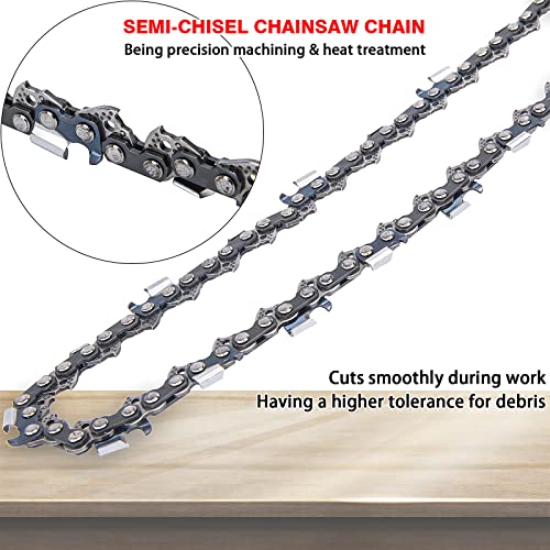 3 Pack 18 Inch Chainsaw Chain - .325" Pitch .063" Gauge 68 Drive Links For Stihl Ms251 Ms250 Ms241 Ms230 26Rs68 Oregon 22Bpx068G L68 #TOP2