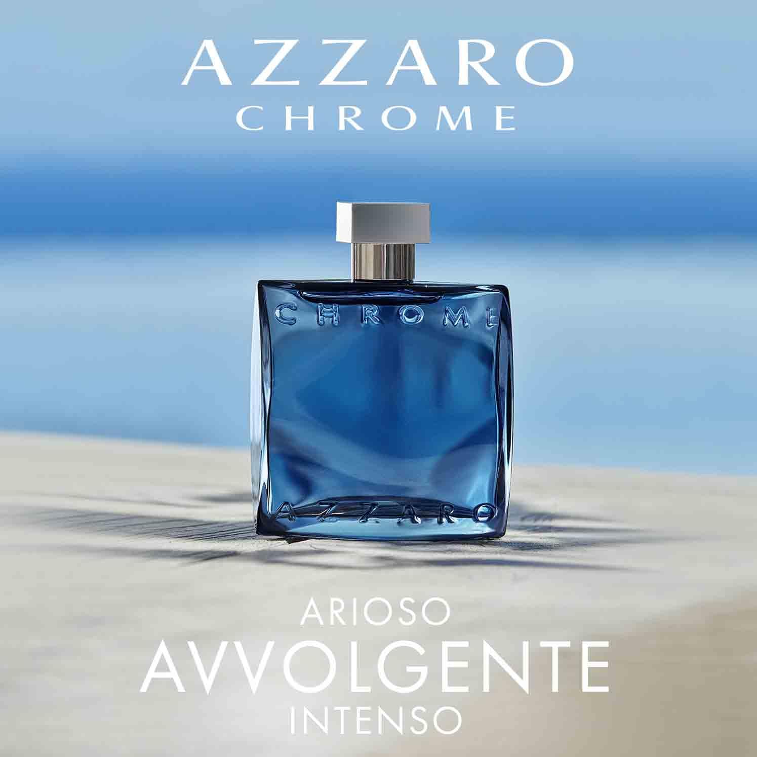 Azzaro Chrome Parfum, profumo uomo fresco, aromatico e legnoso, 100ml