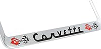 Vista 2 de Chevrolet Corvette C1 - Marco de matrícula de metal cromado