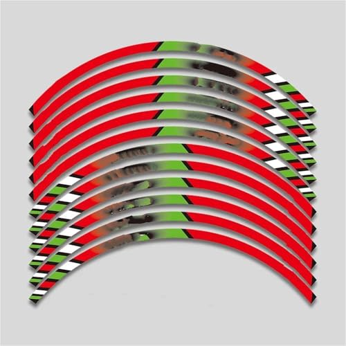 Aufkleber Motorradzubehör Felgen Reflektierende Streifen Felgenaufkleber Für Y&amaha Für TMAX 500 530 Motorradteile(Style 6)