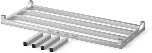 Miniatura 3 de 48 pulgadas de largo x 20 pulgadas de ancho  Altura 12 pulgadas fuera del piso de aluminio  Almacenamiento en restaurantes, cocinas y garajes y