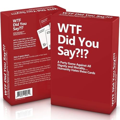 WTF Did You Say?!? – Hilarious Adult Party Card Game,