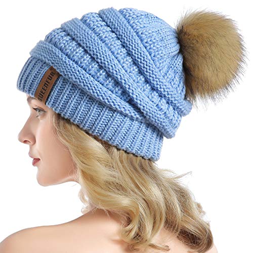 QUEENFUR Women Knit Slouchy Beanie Chunky Baggy...