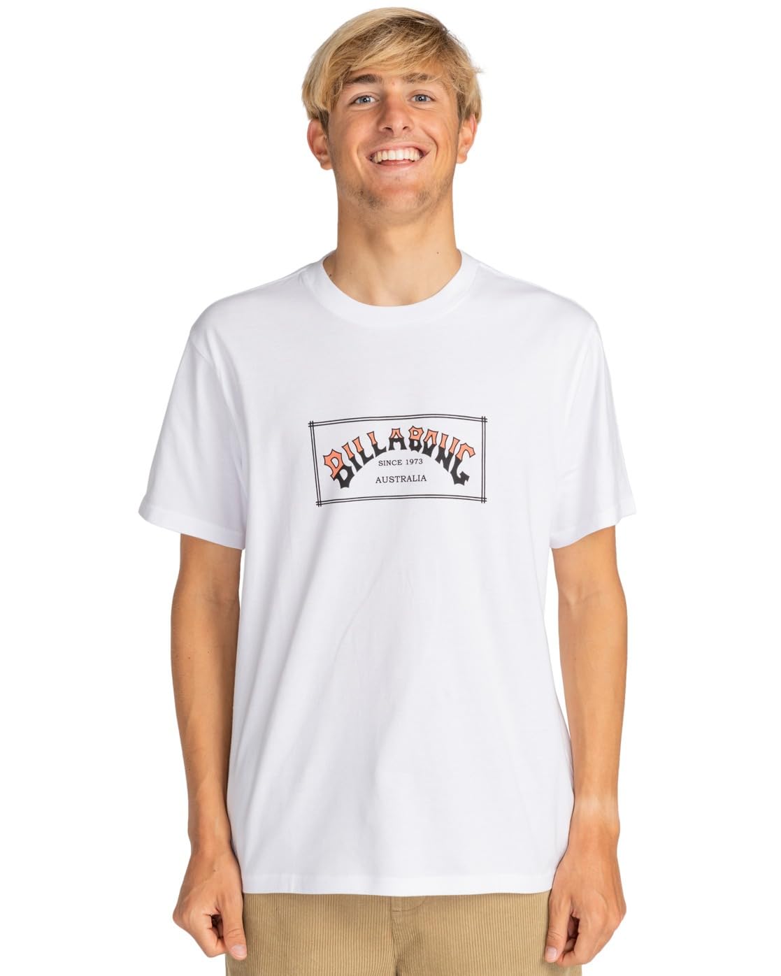 BILLABONG Boys Arch Screen Tee, White, XL EU