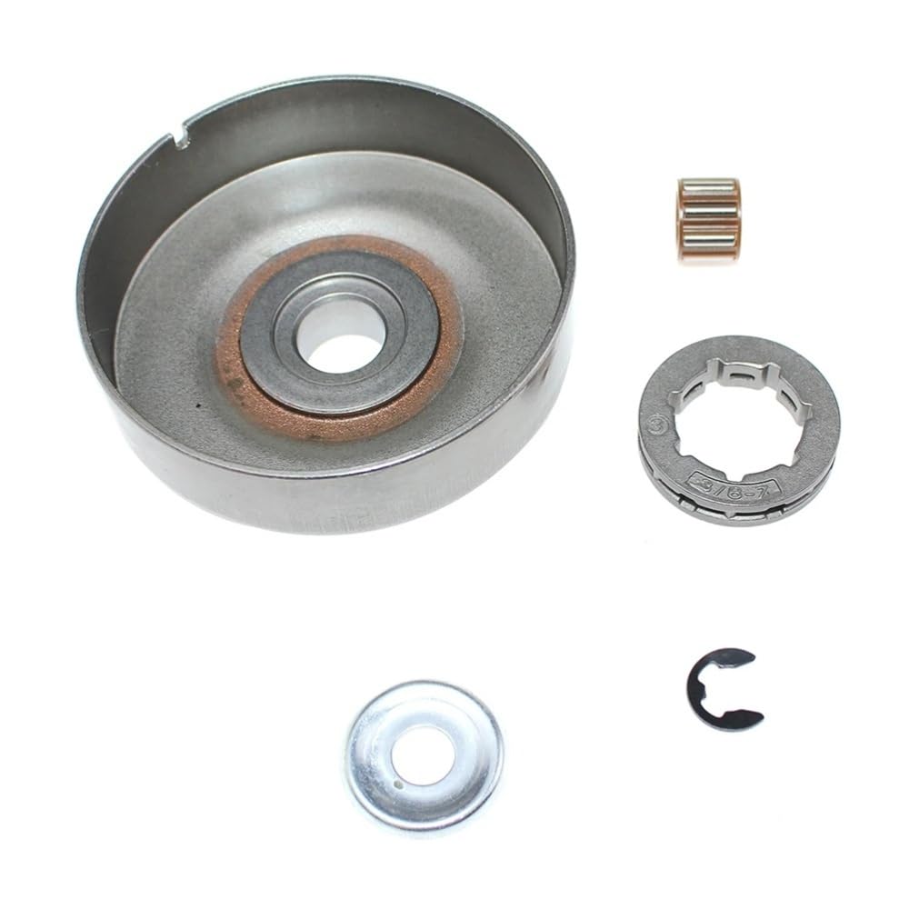 Tambour d'embrayage 3/8'' 7T avec pignon de jante pour tronçonneuse MS660 MS650 066