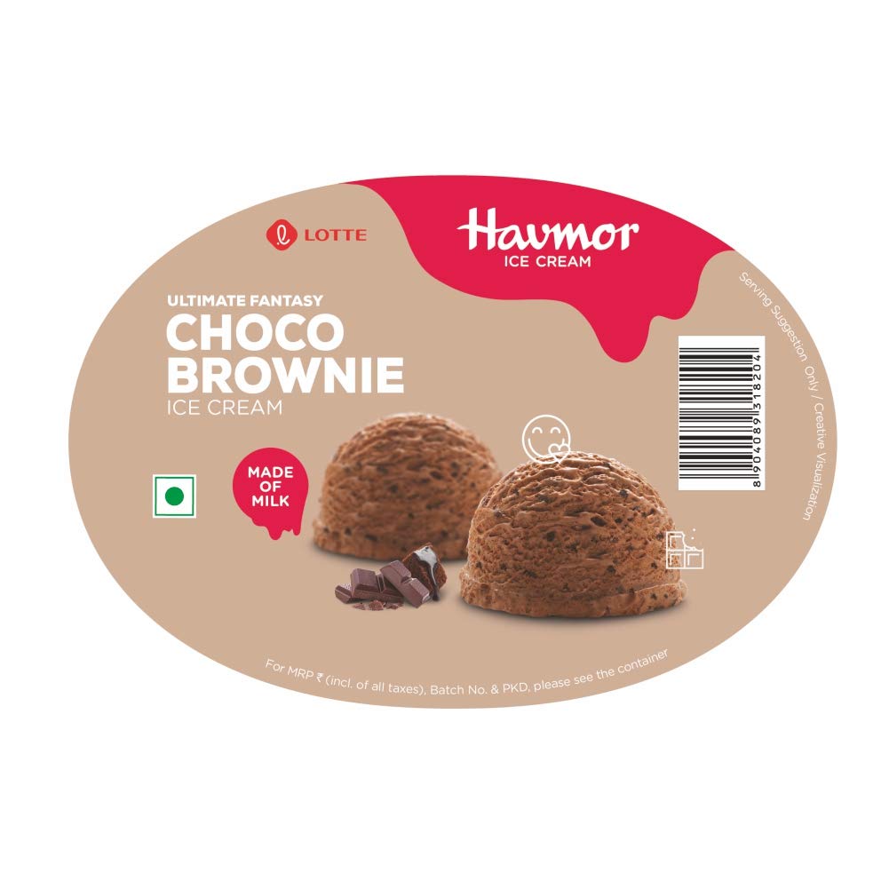 Havmor Choco Brownie Ice Cream, 1 Litre Amazon.in Grocery & Gourmet