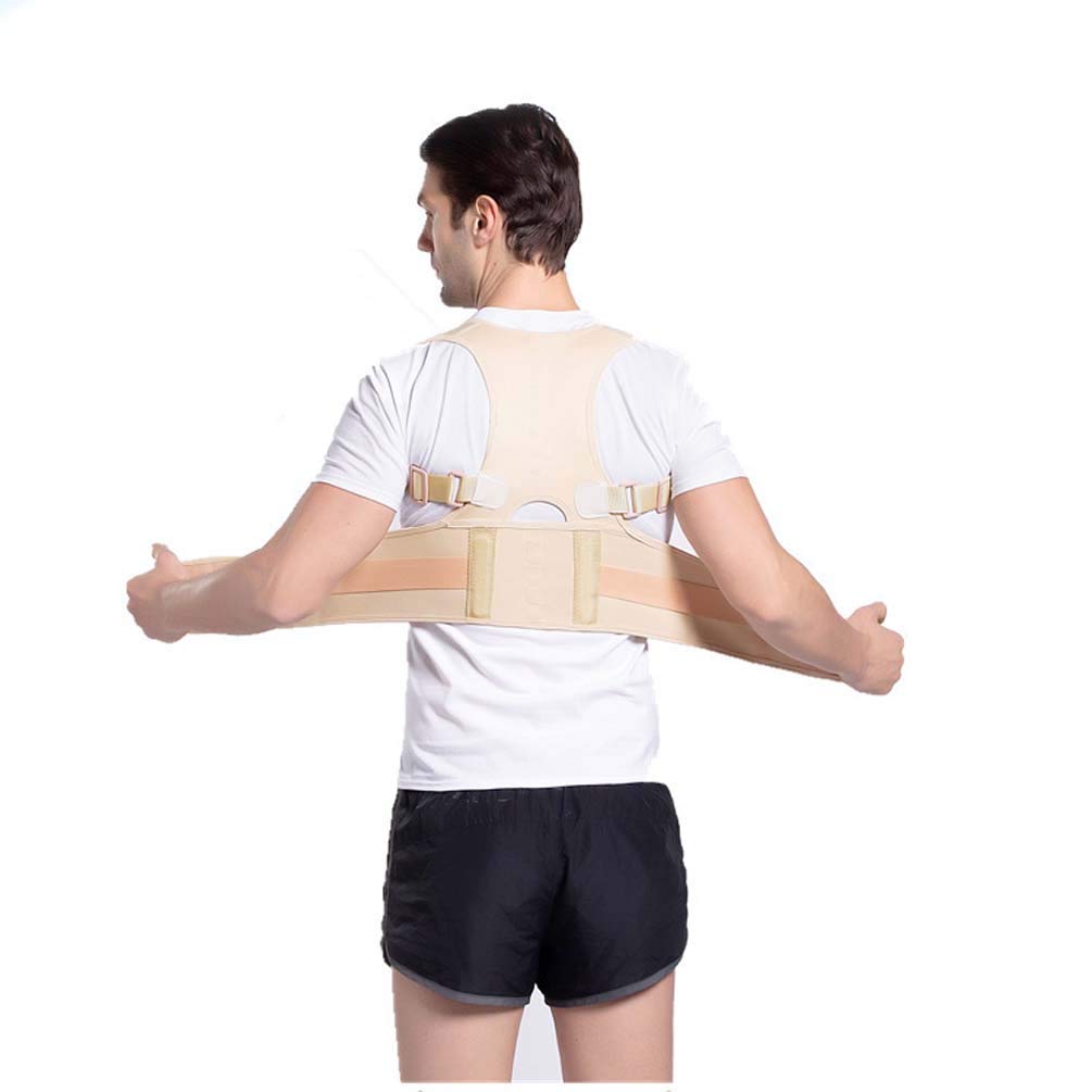 Bene Correttore Posturale - Fascia Posturale Spalle e Schiena per Donna e Uomo, Regolabile Traspirante Tutore Posturale Spalle Busto Supporto Unisex, Color, M