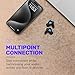Raycon Pro Earbuds Wireless Bluetooth with Hybrid Active Noise Cancellation, Awareness Mode, 40-Hour Battery, 6 Microphones, IPX5 Water Resistance, Comfortable Ergonomic Fit, Bluetooth 5.3 (Black)