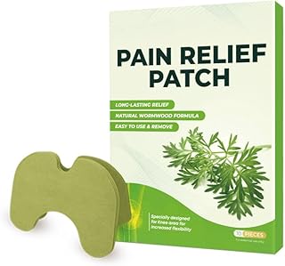 Pain Relief Patches Knee Patches Warming Plaster Pain Patches Wormwood Relief Patch, Heat Patches for Pain Relief Long Lasting Relief of Joint Sticker for Knee,Neck,Shoulder (10pcs)