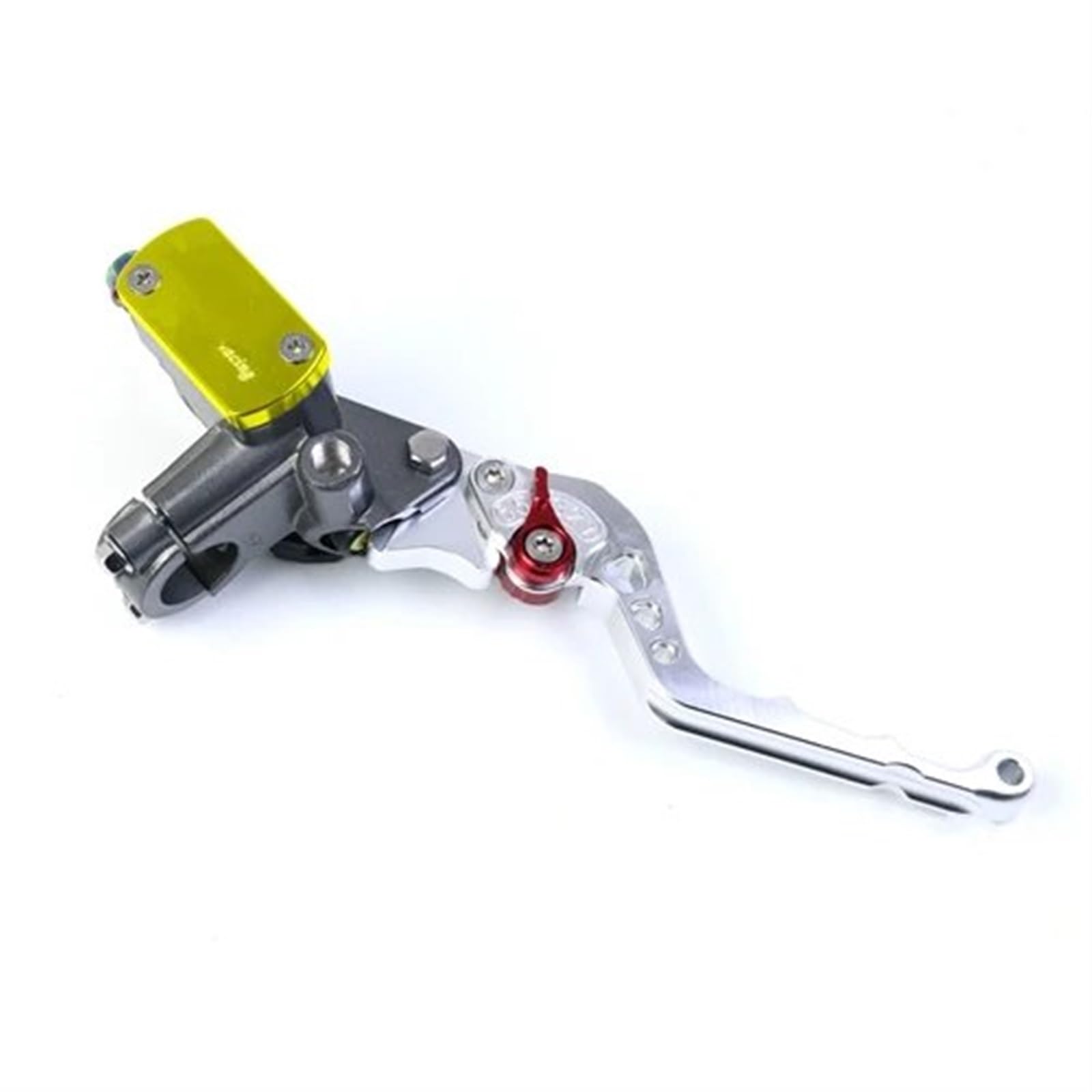 Hguvsjd One Color Universal 22Mm Dirt Bike Motocross Motorcycle Brake Master Cylinder Lever Hydraulic Clutch Motorcycle Brake Lever(Yellow Right Brake)
