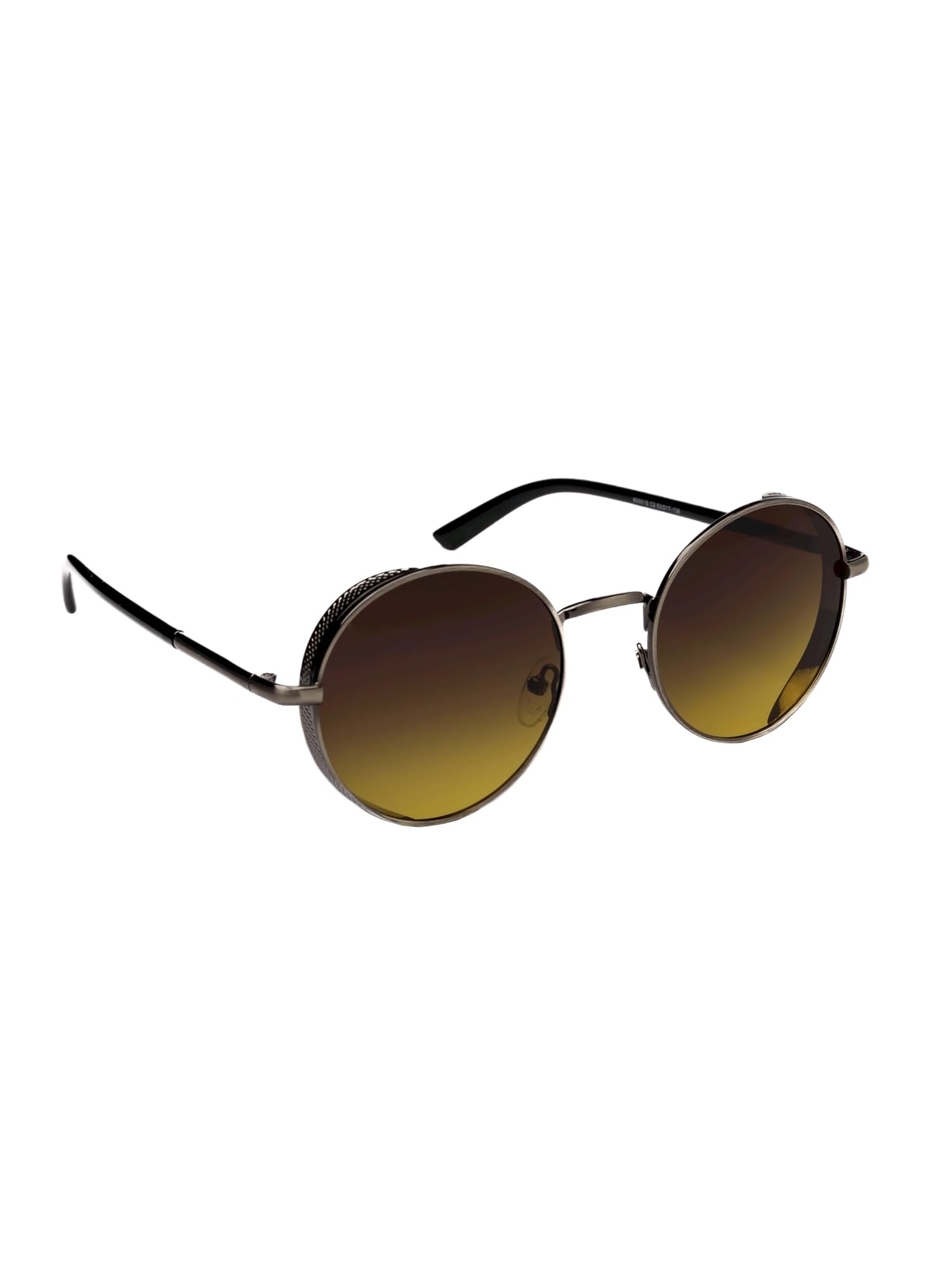 mac v Sunglasses | Round Shape | 100% UV Protected | Polarised | Men & Women | Brown Gradient | Full Rim-picture-53