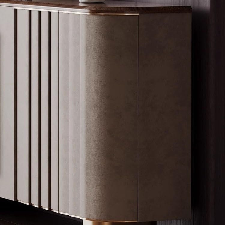 Sideboard Buffet Cabinet Black Walnut Dining Side Home Wall Restaurant Modern Porch Decoration Cabinet Hotel Corridor Storage Rack Kitchen Storage Cabinets(180x40x90cm)